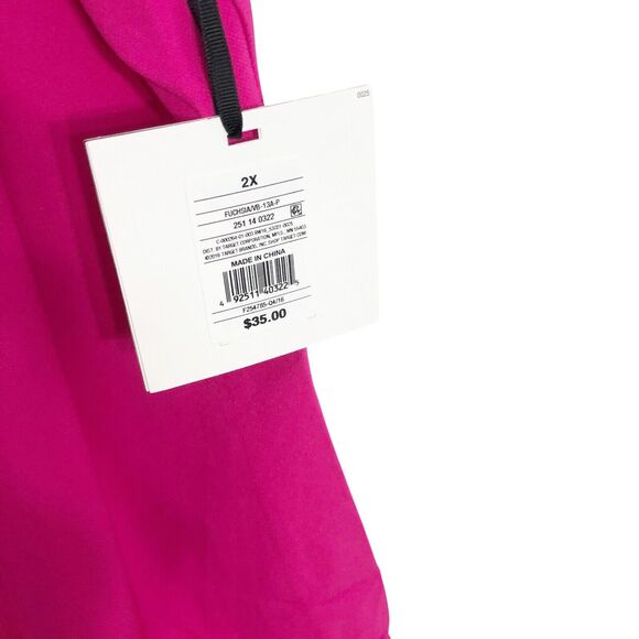 Victoria Beckham for Target 2X Pink Mini Dress White Trim Mod NWT - Picture 5 of 12